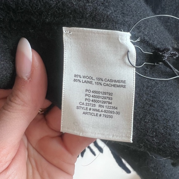 Auxiliary wool and cashmere cape- brand new with tags! - Picture 6 of 6